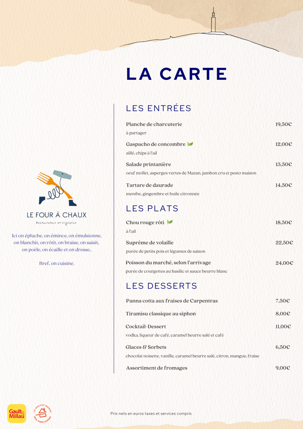 Carte du mois de mai